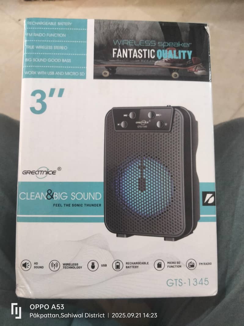 GREATnice Bluetooth wireless speaker 0