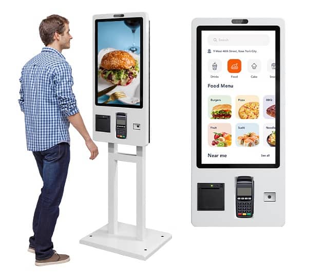 Digital selfiebooth-digital signage Kiosk standee-Self order machine ...