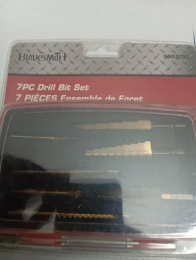7pcs Step Drill Bit Set ( Titanium Coated)