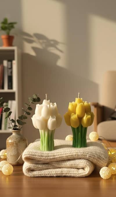 Handmade Scented Candles – Multiple Designs, Colors & Fragrances