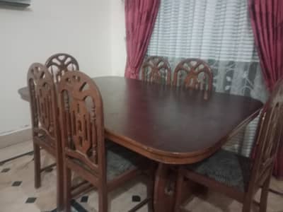 dining table with chairs