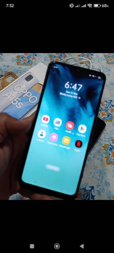 Oppo A15s (Dynamite Black)