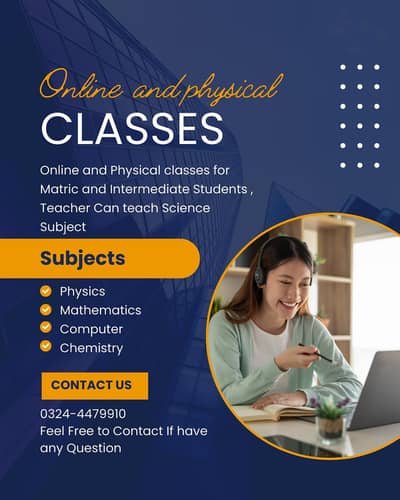 Home and Online tuition for physics, chemistry , Math and computer