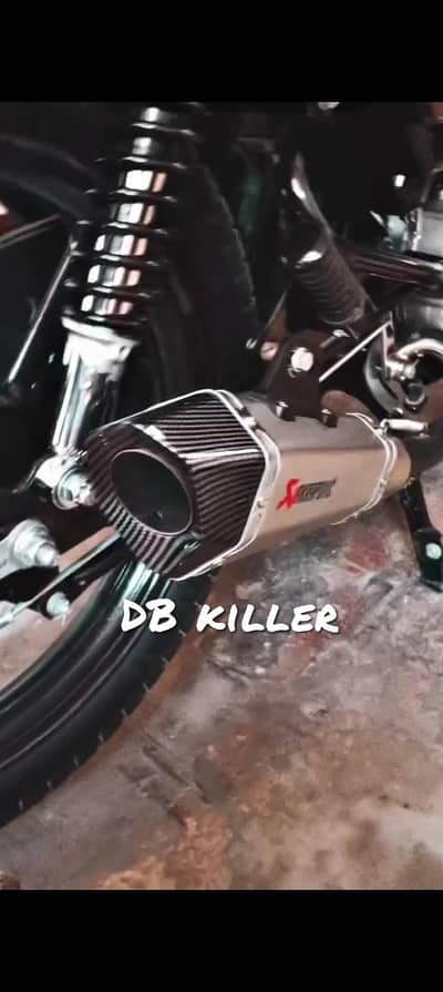 Akrapovic silver shark exhaust