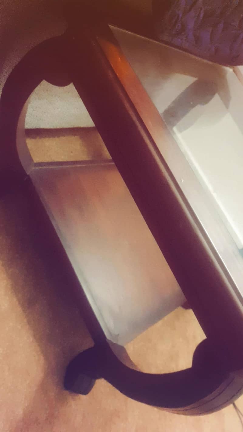 Solid wooden table set 1