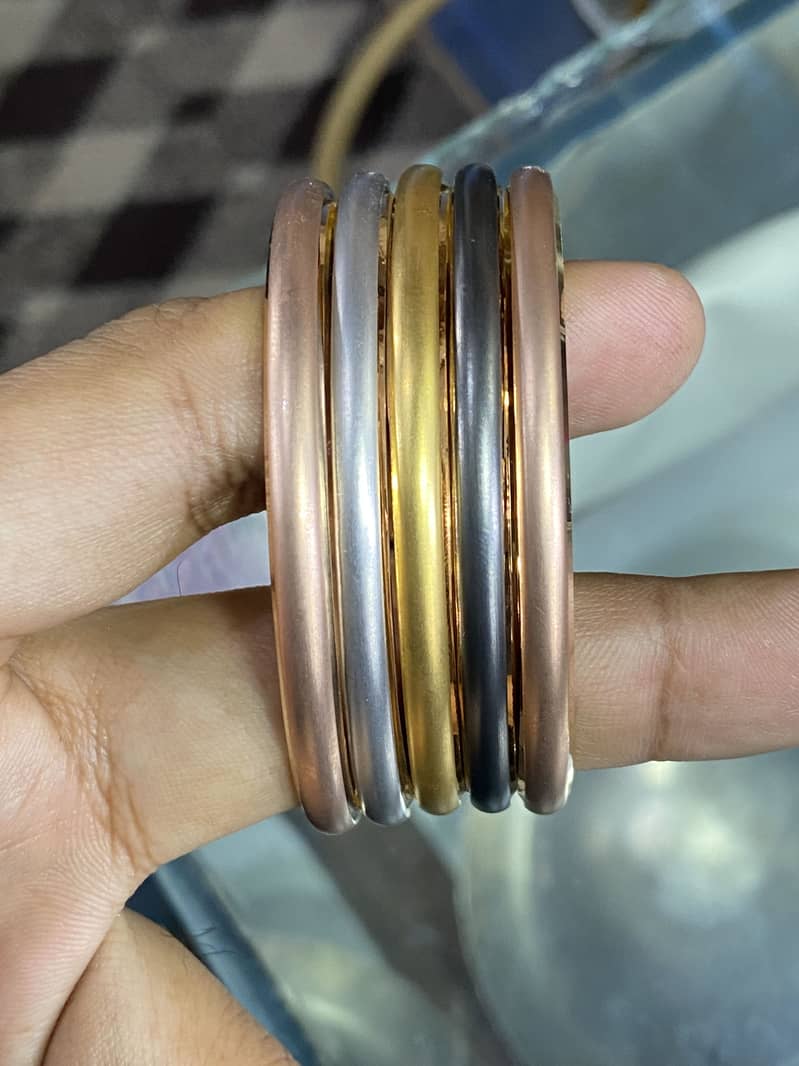 Silver chandi bangles custom designs 0