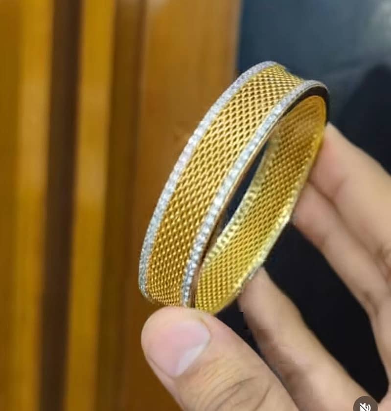 Silver chandi bangles custom designs 18