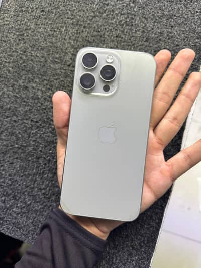 IPHONE 15PRO MAX NATURAL TITANIUM  JV 91 BATTERY Health