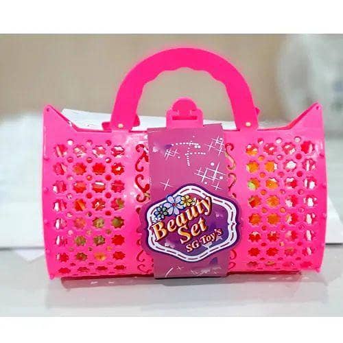 Beautiful Beauty Purse Set with Makeup accessories for Baby Girls in Bag