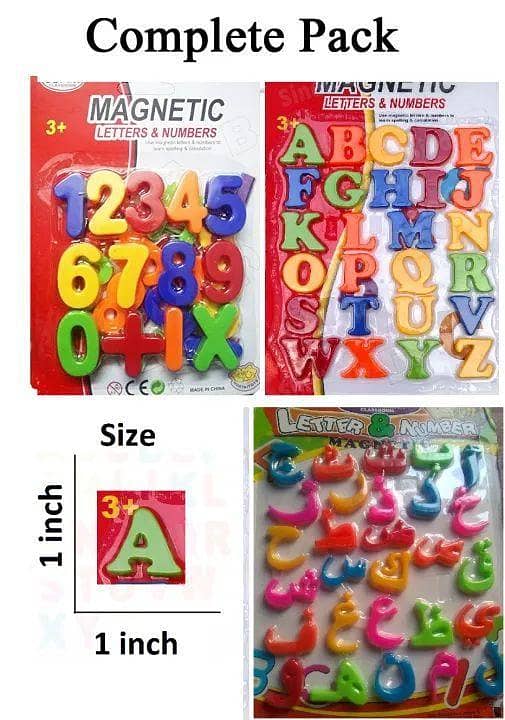 Magnets Alphabet , numbers & urdu
