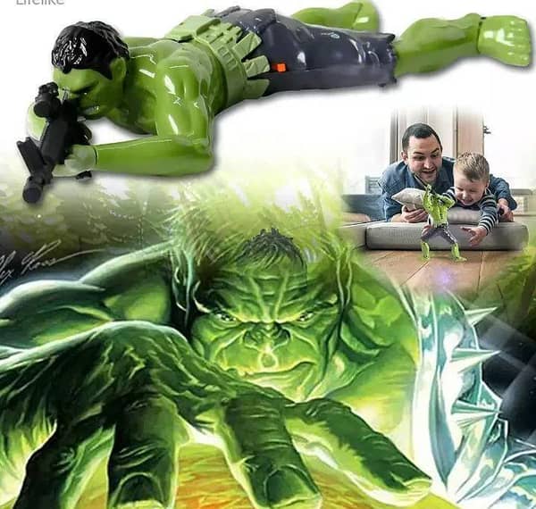 Kids crawling hulk toy for kids lights sound crawl