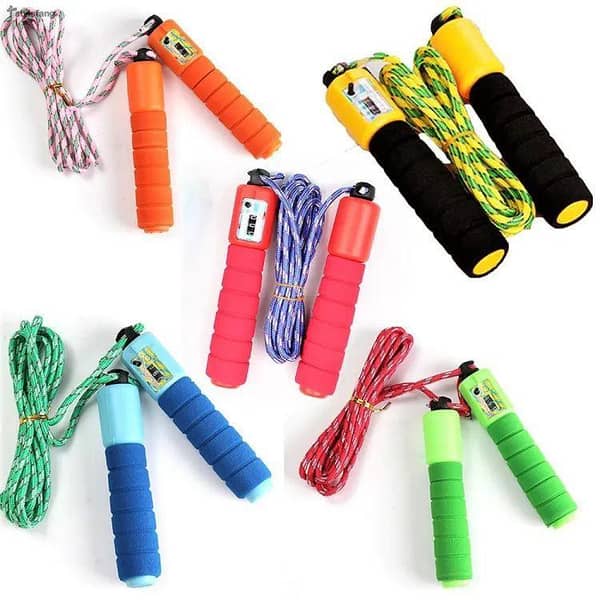 Fitness and Exercise Jumping Rope Adjustable Rope and Digital Counter