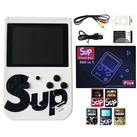 SUP Retro Handheld Game Console Emulator Built-in 400 Classic Game, Sup X Game Box, BEST GIFT FOR CHILDREN
