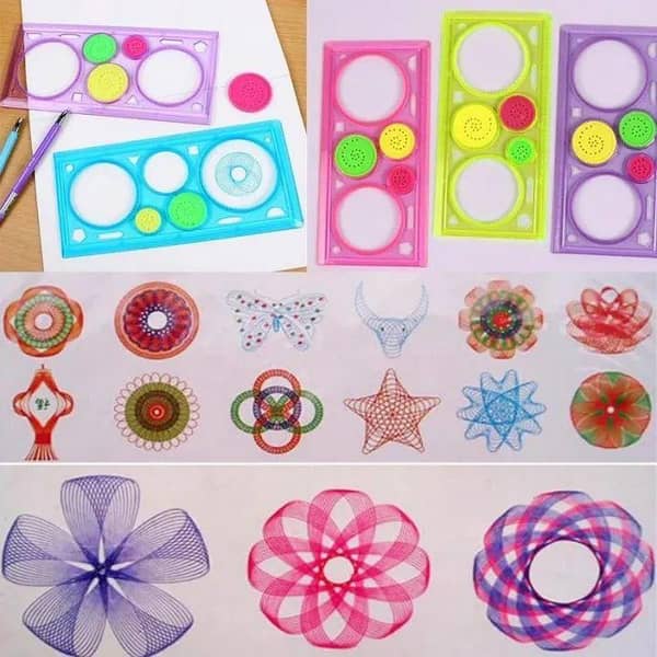 Spirograph Geometric Design Ruler for Creative Projects