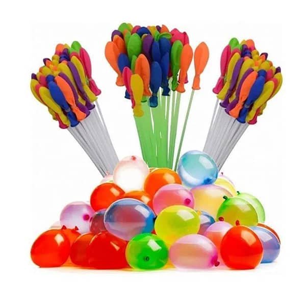 Happy Fill and Fun Water Balloons - 111 Balloons Ready in 60 Seconds