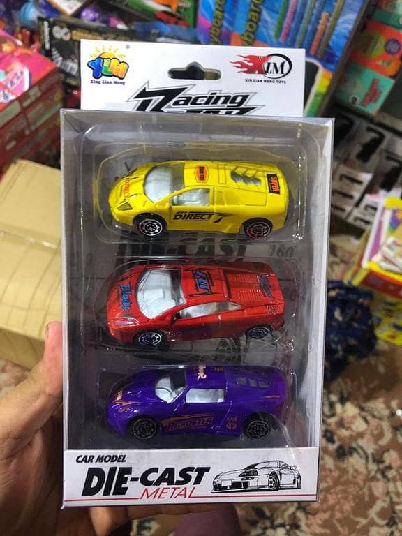 Hot Wheels Die Cast Metal Cars - 3 Piece Set