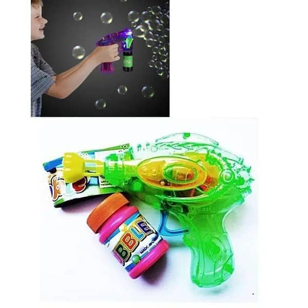 Bubble Shooter with Bubble Soap for Kids