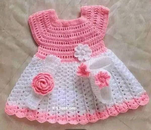Handmade Crochet Baby Frocks for Your Little One