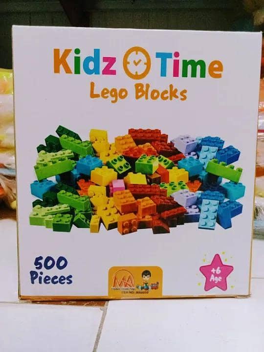 Lego Blocks Kids Time 500-Piece Set