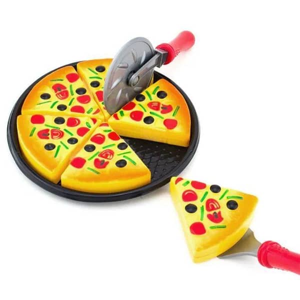 Pizza Set- Artificial Food Toy For Kids Pretend Play Plastic toys Mix Bag Full kitchen Toy Playset