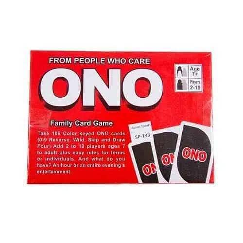 ONO Family Card Game with 108 Game Cards by Chotai Mart