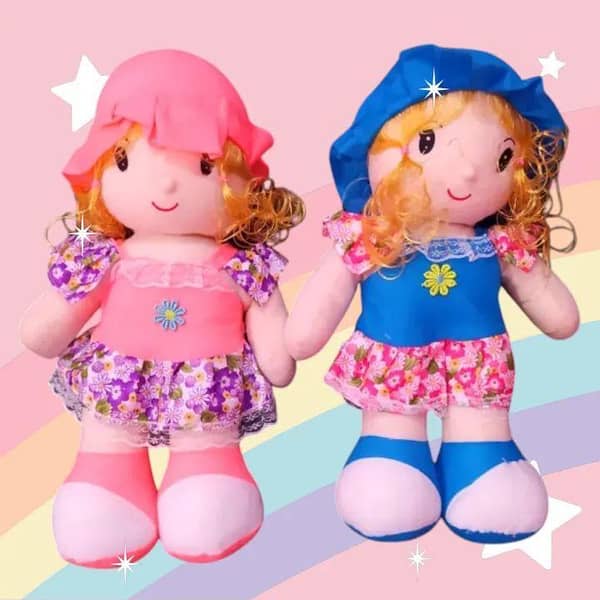 16.5-Inch Soft Candy Doll for Girls - Washable Premium Quality Stuffed Toy