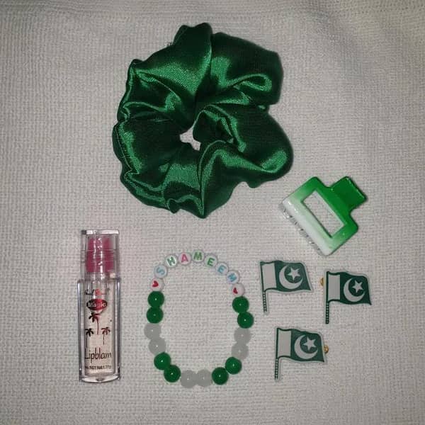 MEGA DEALS FOR 14TH AUGUST accessories / PAKISTAN DAY ACCESSORIES/ hair accessories /green accessories