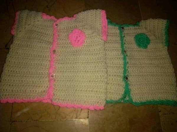 Handmade Crochet Baby Inners