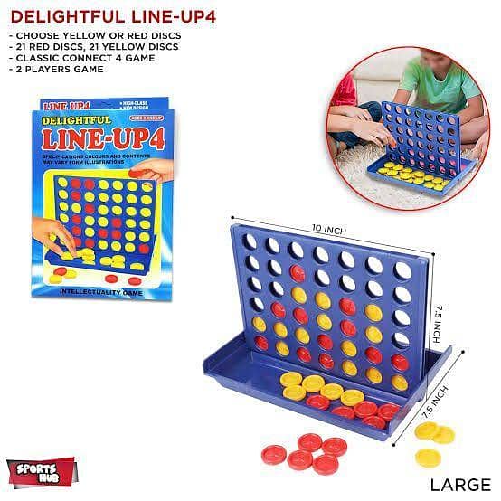 Line Up 4 Import Edition - Large Size Kids Game Party Gift