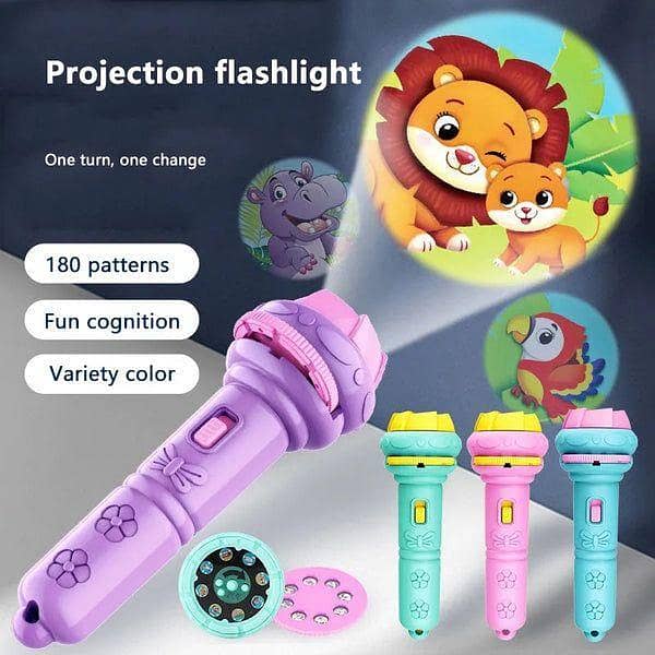 Flashing Projector Torch Lamp for Bright, Versatile Lighting