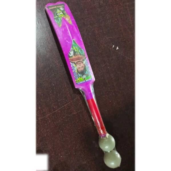 Kids Fiber Plastic Cricket Bat Set with 2 Plastic Balls