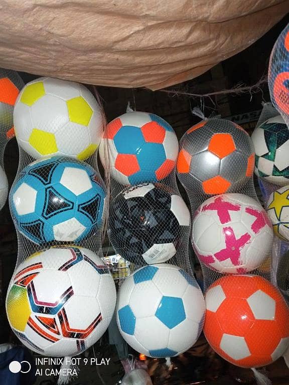 Premium Football standard size multi design and multicolour.