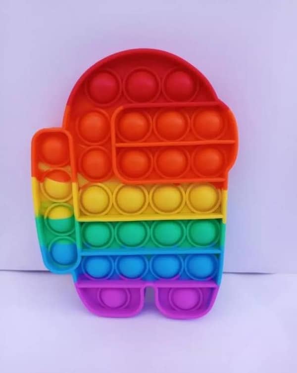 Washable 6-Inch Silicone Among Us Push Pop It