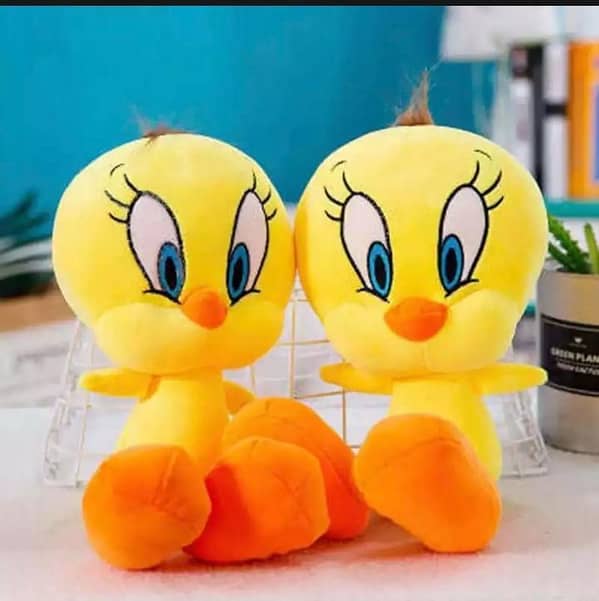 12-Inch Tweety Stuff Toy Made with Imported Material