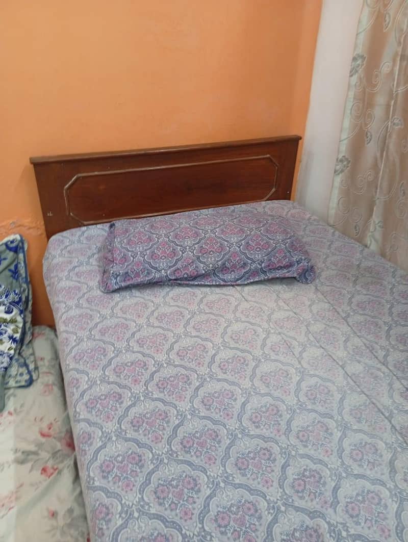 single bed pure solid wood 0