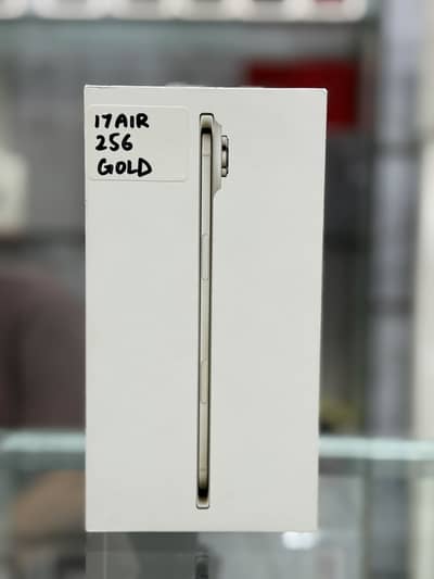 IPHONE 17 AIR 256 GB GOLD BOX PACK NON ACTIVE NON PTA