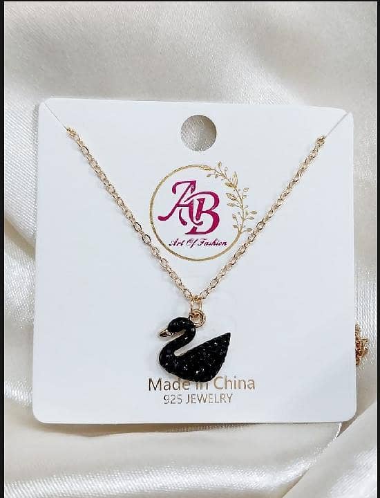 Swan Pendant Necklace for Women and Girls - Elegant and High-Quality Design