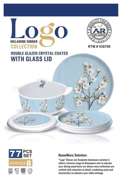 8 person imported dinner set