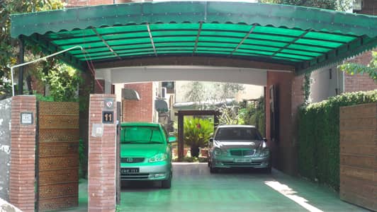 Fiber shades in Pakistan, Folding tarpal, Tensile car shade, Pvc shade