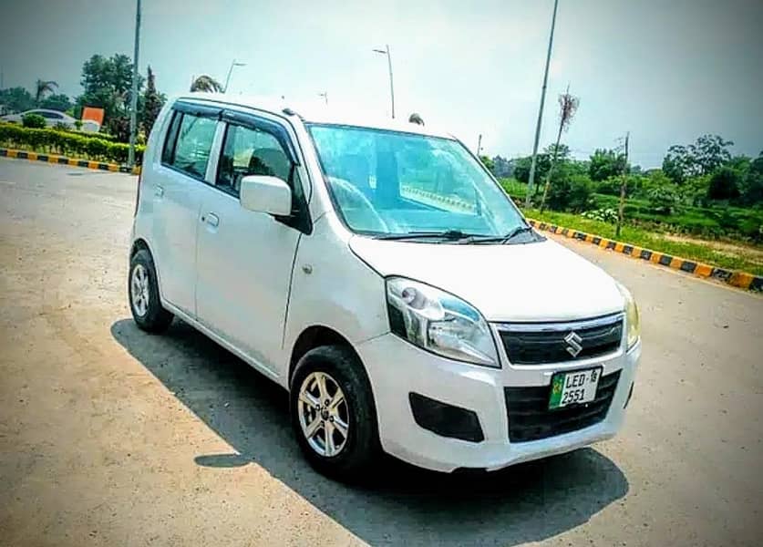 Suzuki wagon r VXL 2018 white color home used - Cars - 1106716746
