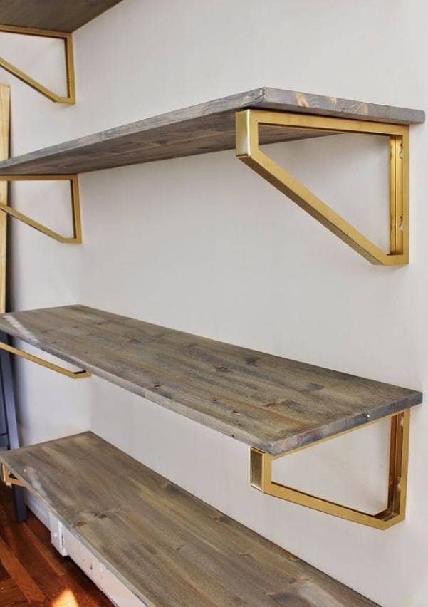 Metal wall mounted shelfs 3