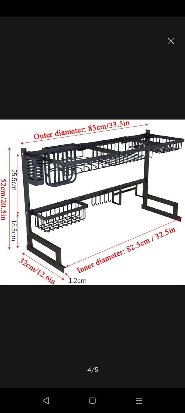 Metal wall mounted shelfs 5