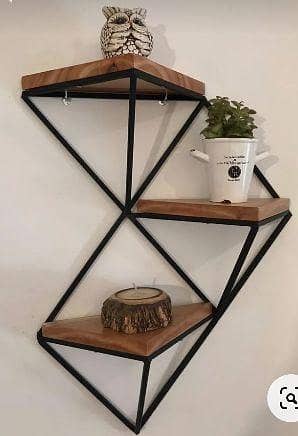 Metal wall mounted shelfs 13