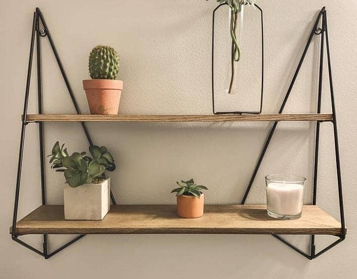 Metal wall mounted shelfs 15