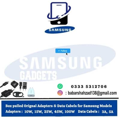 Fast Charging/Cables/ Adapters /iPhone /Samsung. Prices mention in Add