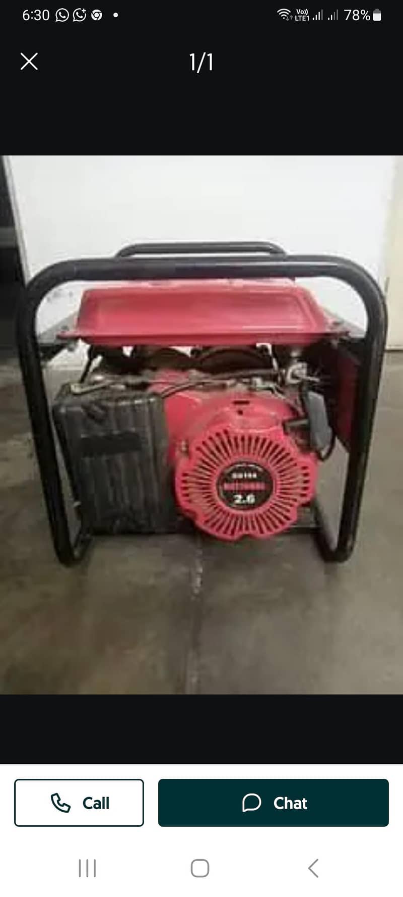 بہت اچھی حالت میں۔بہت کم استعمال کیا ہے3500واٹ 1