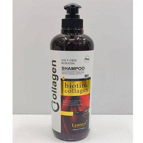 Luesui Biotin & Collagen Shampoo - Salt Free, 800ml Available in Pakistan