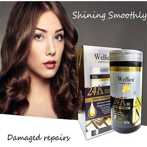 Original 24K Gold Keratin Serum Treatment Available in Pakistan