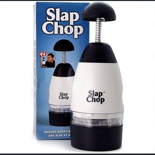 Slap Chop Slicer with Stainless Steel Blades Vegetable Chopper Gadget Mini Chopper for Salads Kitchen Accessory in pakistan