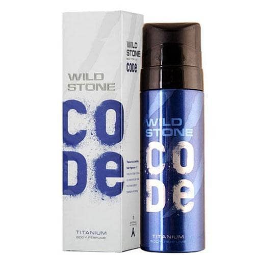 Wild Stone Code Titanium Perfume Body Spray for Men - 120ml